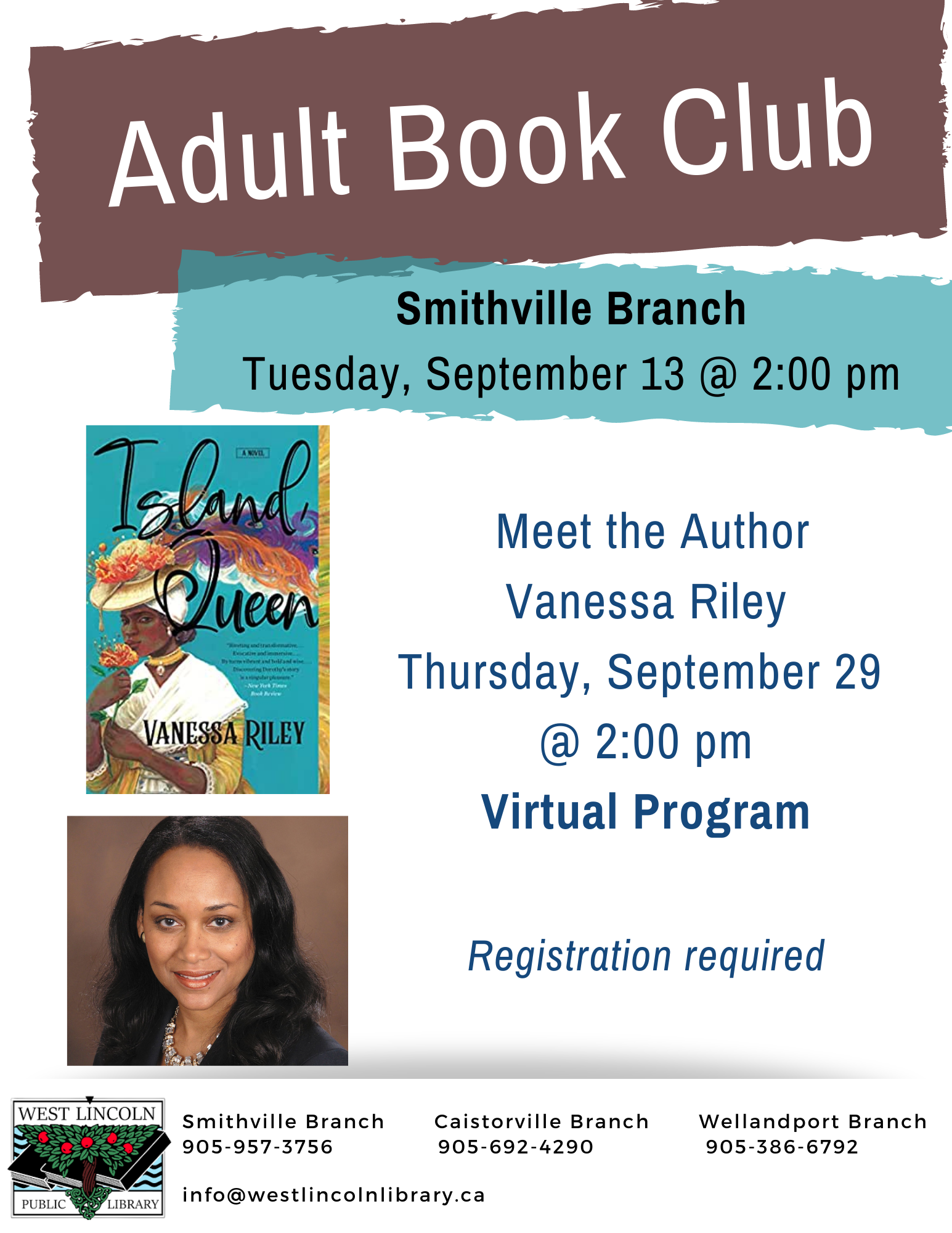 Adult Book Club Poster - From the Ashes
