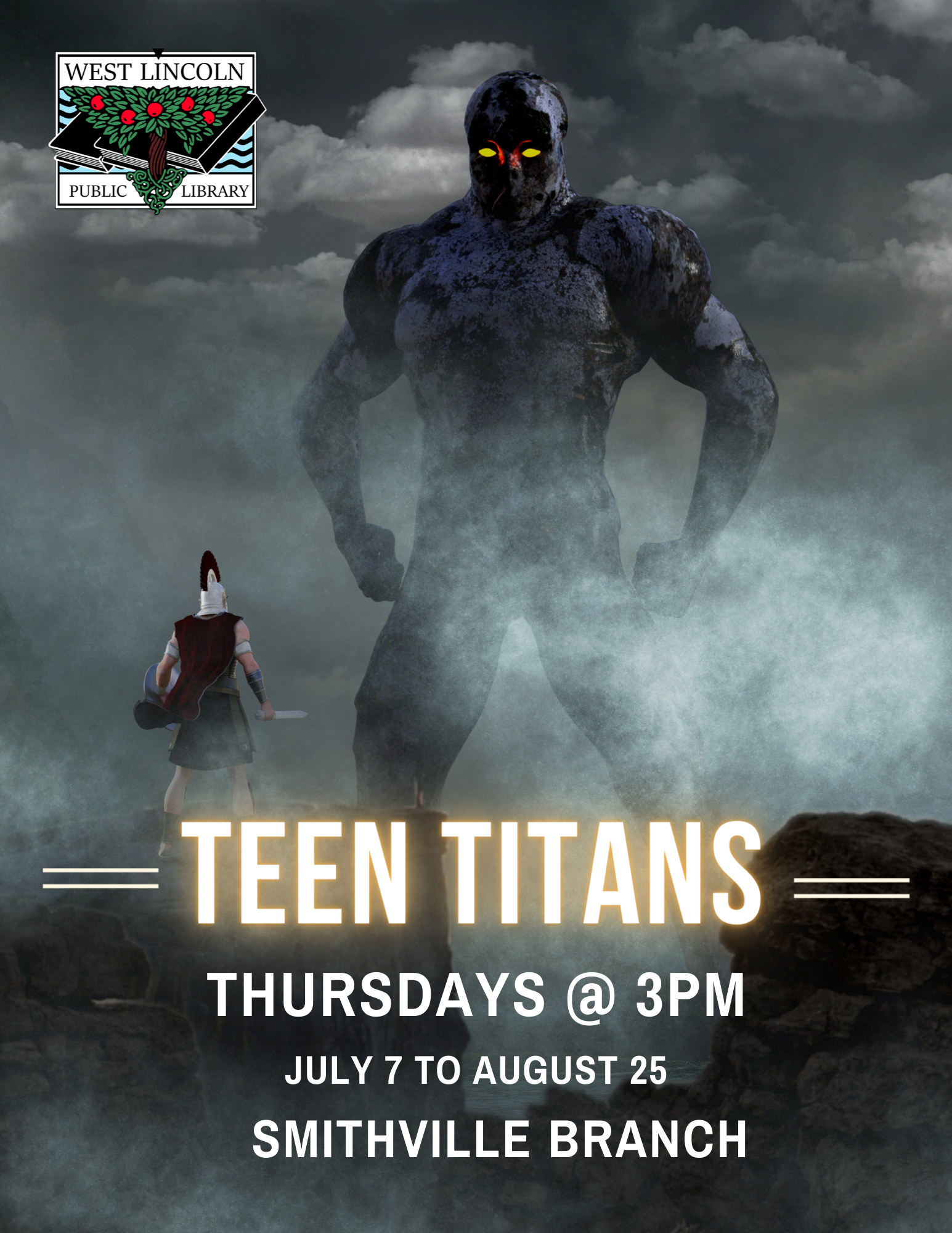 Teen Titans Summer Program Poster